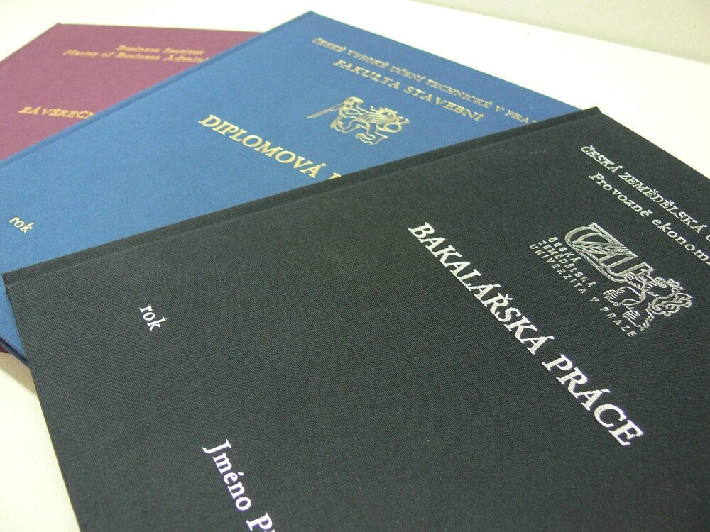 Vazba diplomových prací Vazba diplomových prací